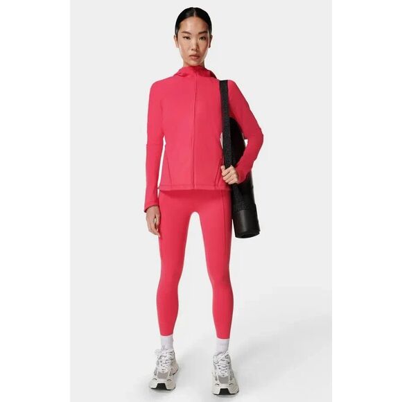 New Sweaty Betty Super Soft Zip Hoodie Jacket Size 10 Large - Picture 2 of 7